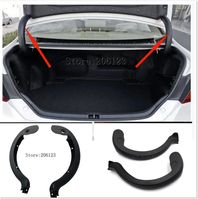 car styling car tail door post protection trims for Toyota camry 2012 2013 2014 2015 2016