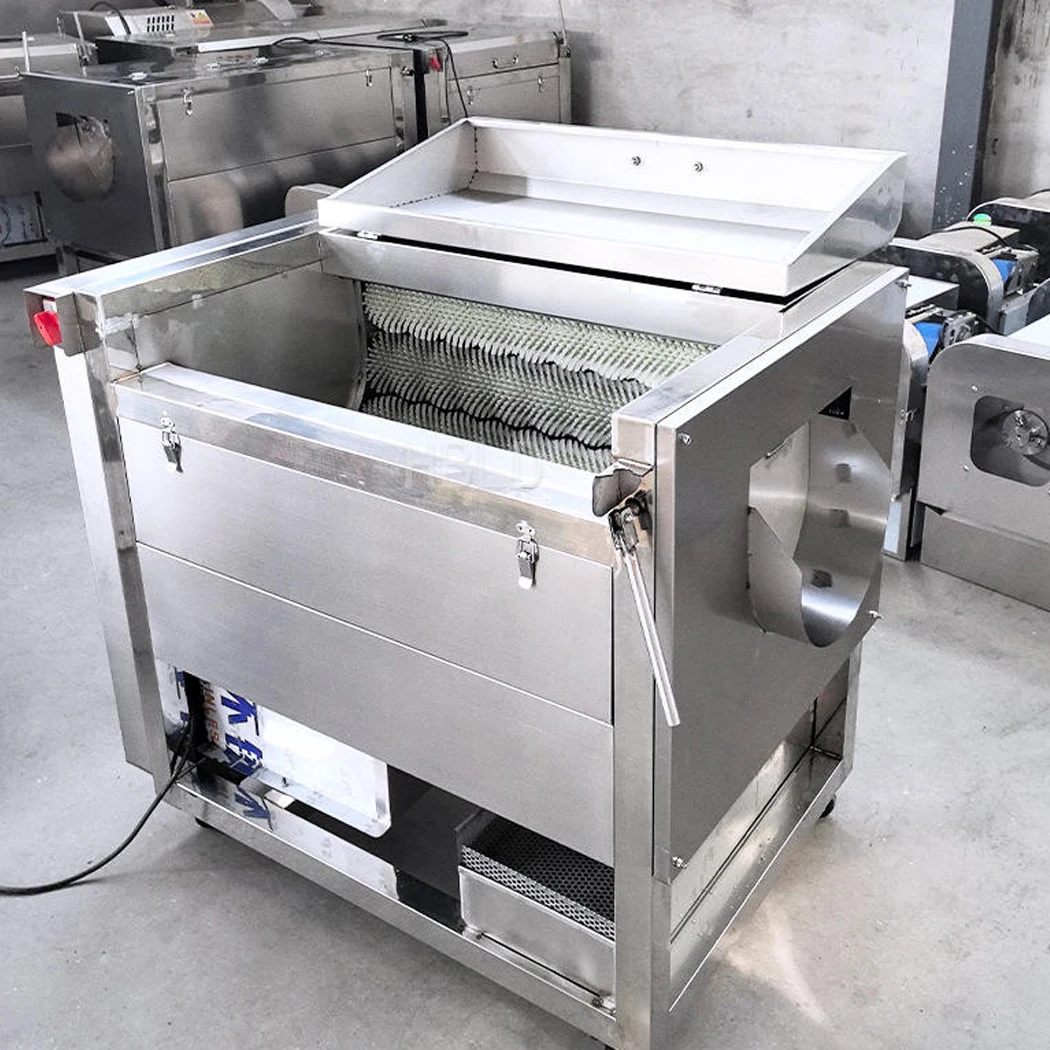 Image of Gewerbliche Kartoffelschäl- und Waschmaschine, 30-40kg Kapazität, Gemüsewaschmaschine für Lebensmittelverarbeitungsanlagen und Gastronomiebetriebe
