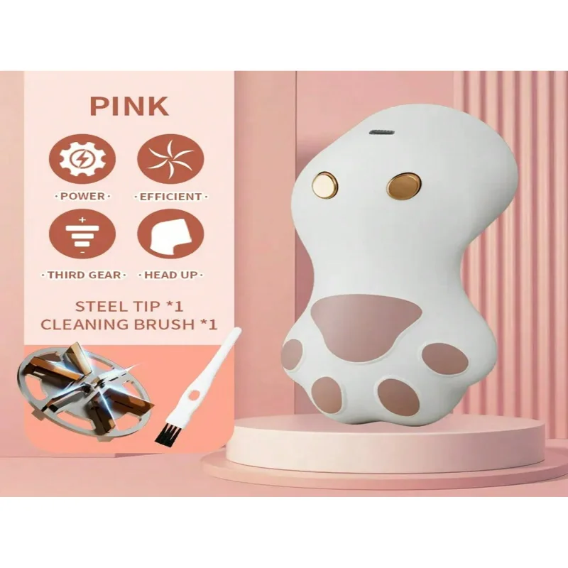 1pc USB Rechargeable Fabric Lint Remover,  Trimming Fuzz Shaver, Portable Clothes Shaver, Pilling Remover For Clothes, Bedding,