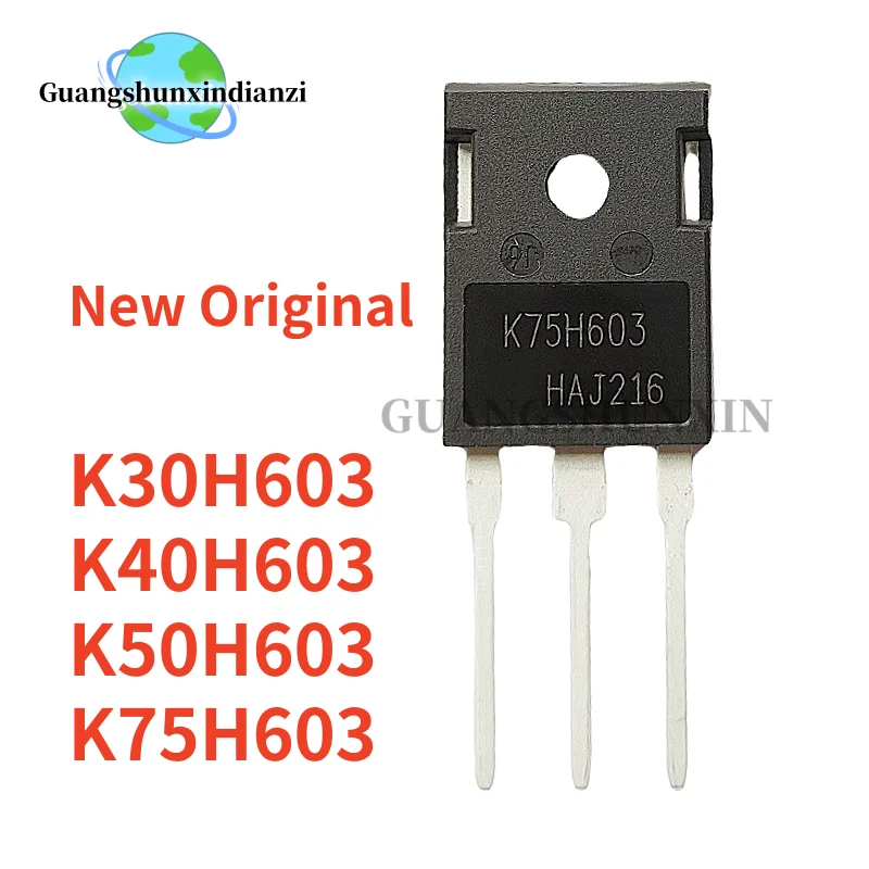 10 Uds nuevo Original K30H603 K40H603 K50H603 K75H603 TO-247 IGBT efecto de campo tubo único para máquinas de soldadura