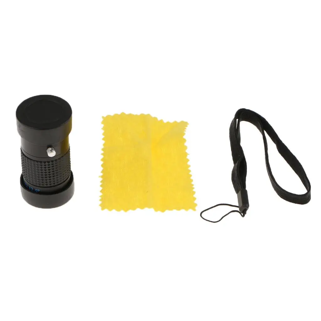 4x12 Telescope Monocular Microscope Mini Typoscope Compact Roof Prism Optics for Bird Watching and Hiking