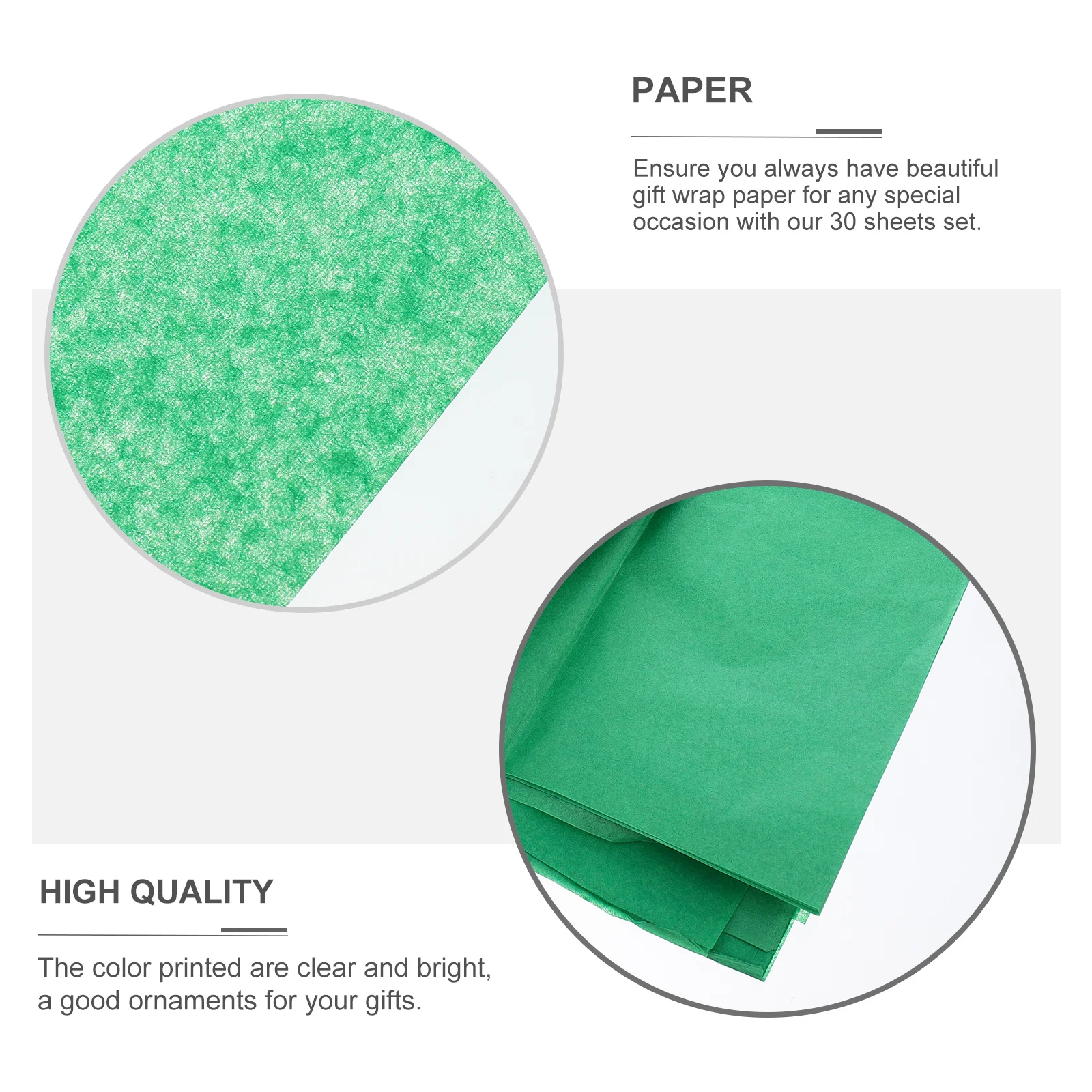 

30Pcs Gift Wrapping Paper Multi Purpose Durable Premium Decorative Sheets for Birthday Christmas Holiday Wedding