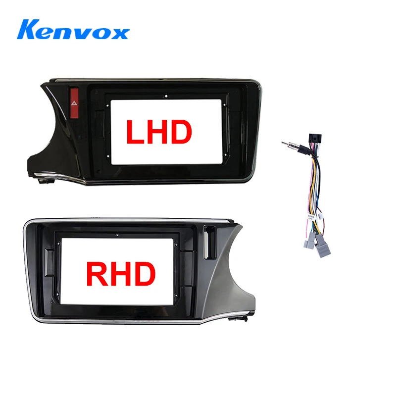 10-polegadas-android-carro-audio-radio-quadro-fascia-para-honda-city-2014-2019-2din-dvd-dash-mount-kit-painel-fio-cabo-adaptador