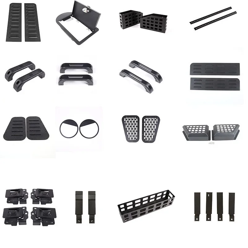Aluminum alloy For Land Rover Defender 90 110 2004-2018 car rear ventilation louvers machine cover air outlet cover accessories