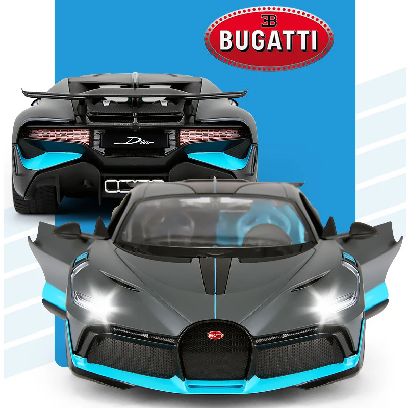 New Bugatti Divo RC Car 1:14 Scale Remote Control Car Model Radio Controlled Auto Machine Toy Gift for Kids Adults Rastar