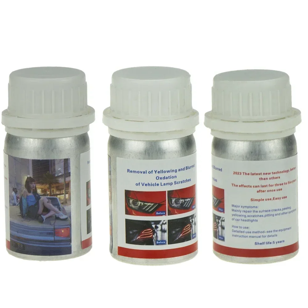 

Polish Headlight Chemical Polishing Kit Headlight Liquid 50ml Polymer Repair Fluid The Headlights Car Headlight Restoration Kit