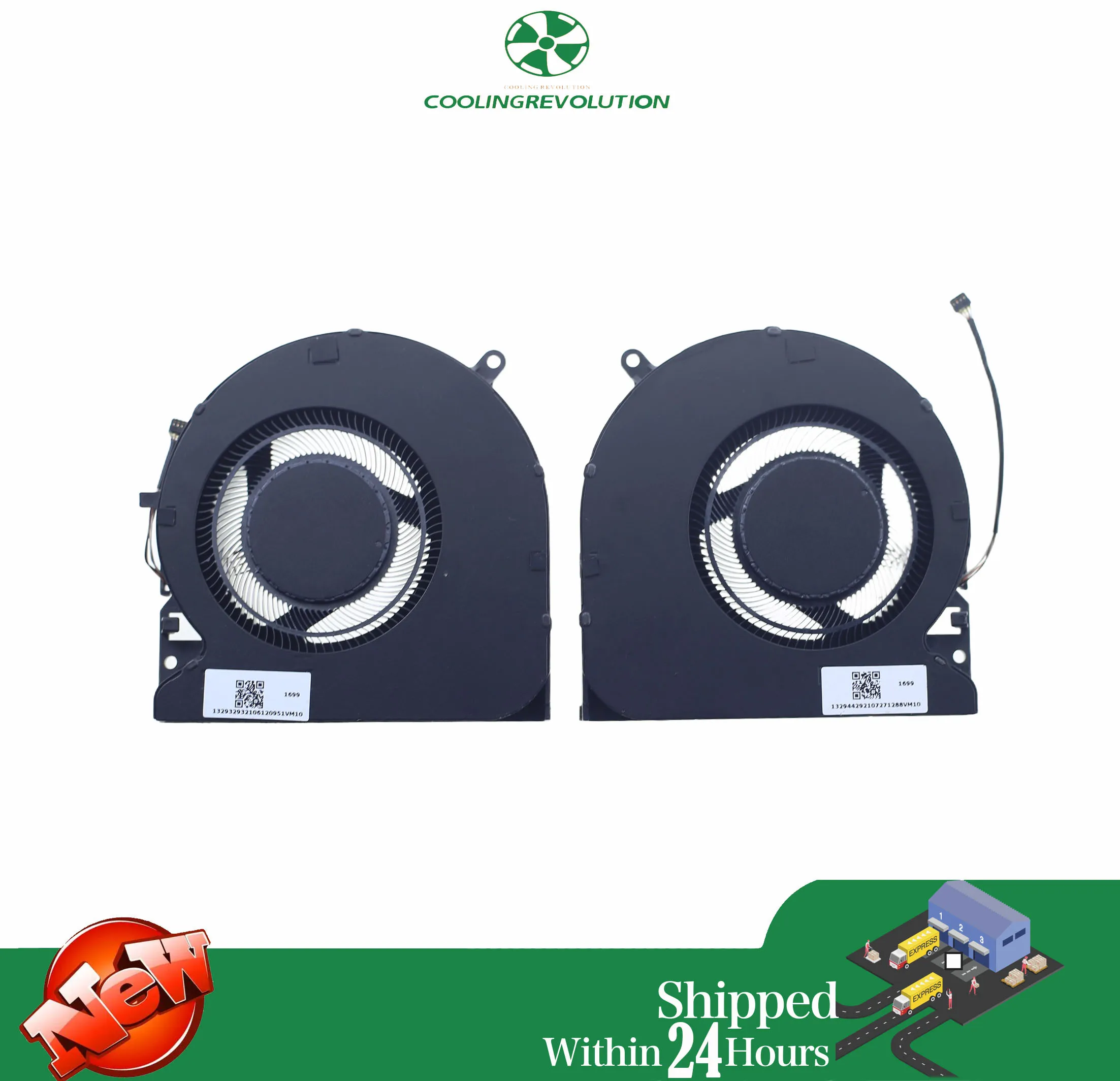 

Laptop CPU GPU Cooling Fan for Razer Blade 15 Advanced RZ09-0409 2021