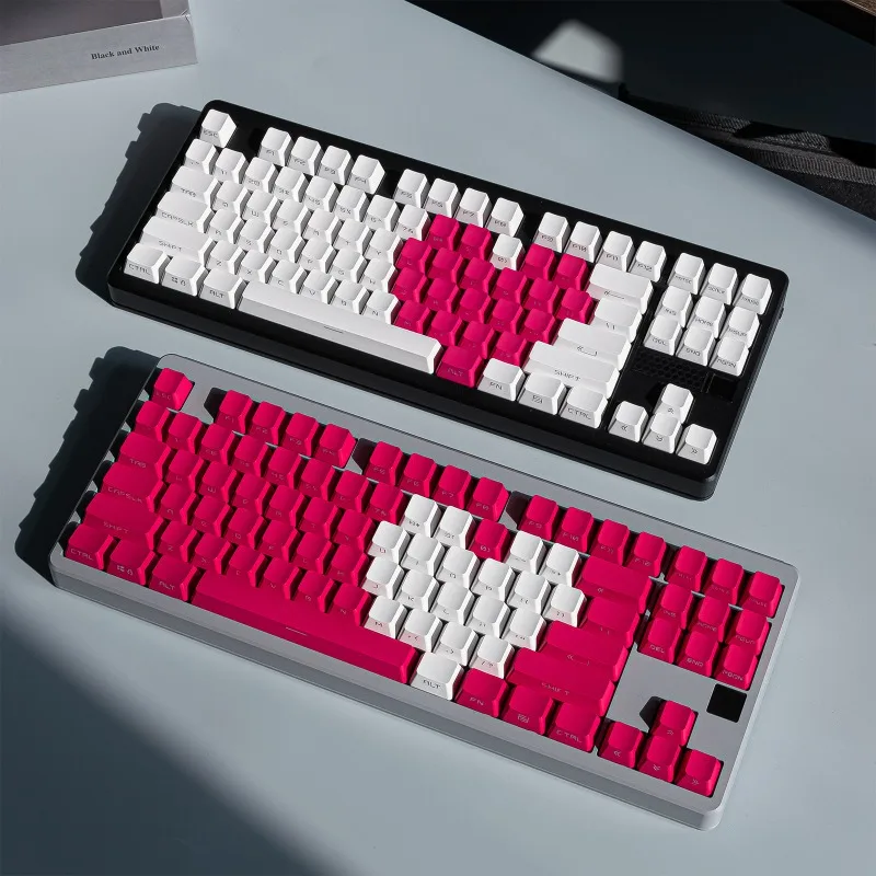

Couple Style Heart-shaped Keycaps Set 21 Keys Pbt Heat Sublimation Custom Side Engraving OEM Profile Mechanical Keyboard Keycaps