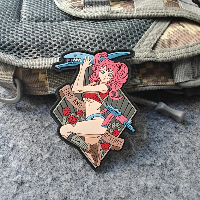 2026 New PVC tactical patches, morale badges, for clothing, hats, rucksacks, tactical gear, hook  loop