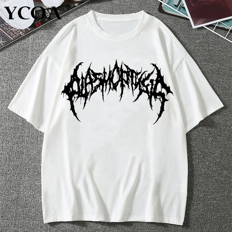 تيشيرتات رجالية جرافيك ملابس الشارع الهيب هوب القوطي SummerPrint Harajuku كم قصير ملابس علوية من القطن تي شيرت #2