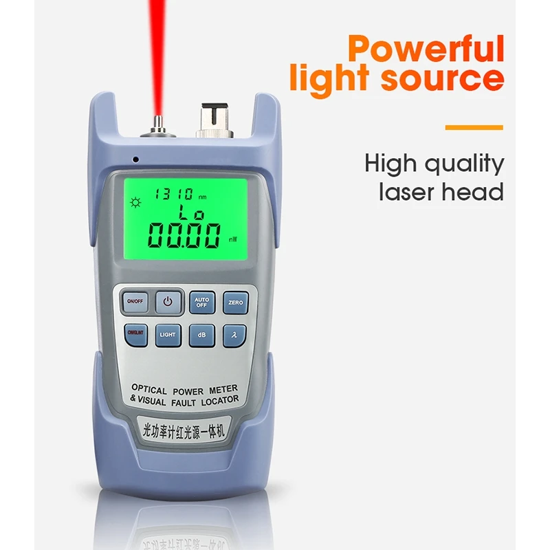 ايو اور جهاز قياس القدرة الضوئية مع محدد مواقع الأخطاء البصرية ، جهاز اختبار الألياف البصرية ، الكل في واحد ، 5 من من من ، 10 من ، 20 من ، 30 من ، VFL10 ميغاواط
