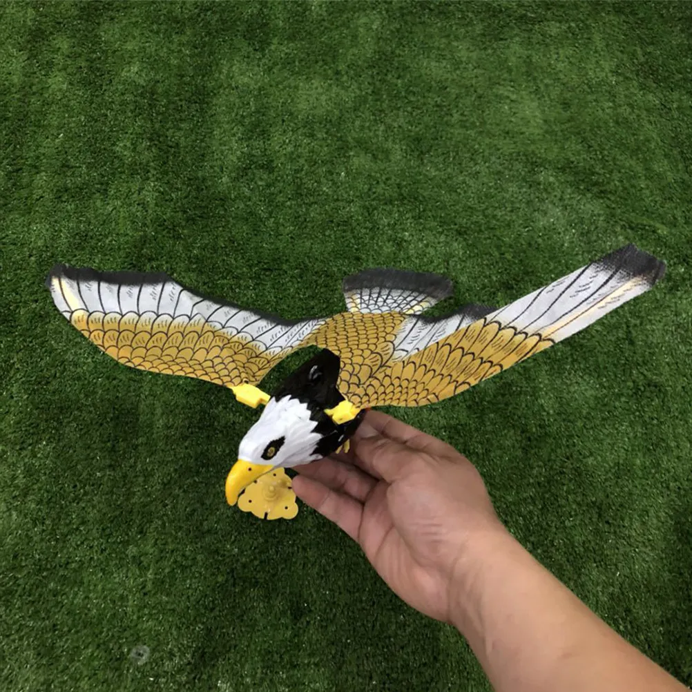 2Pcs Eagle Shaped Electric Music Flying Bird Playthings Portable Interesting Children Supply Kids Favor Light Effect