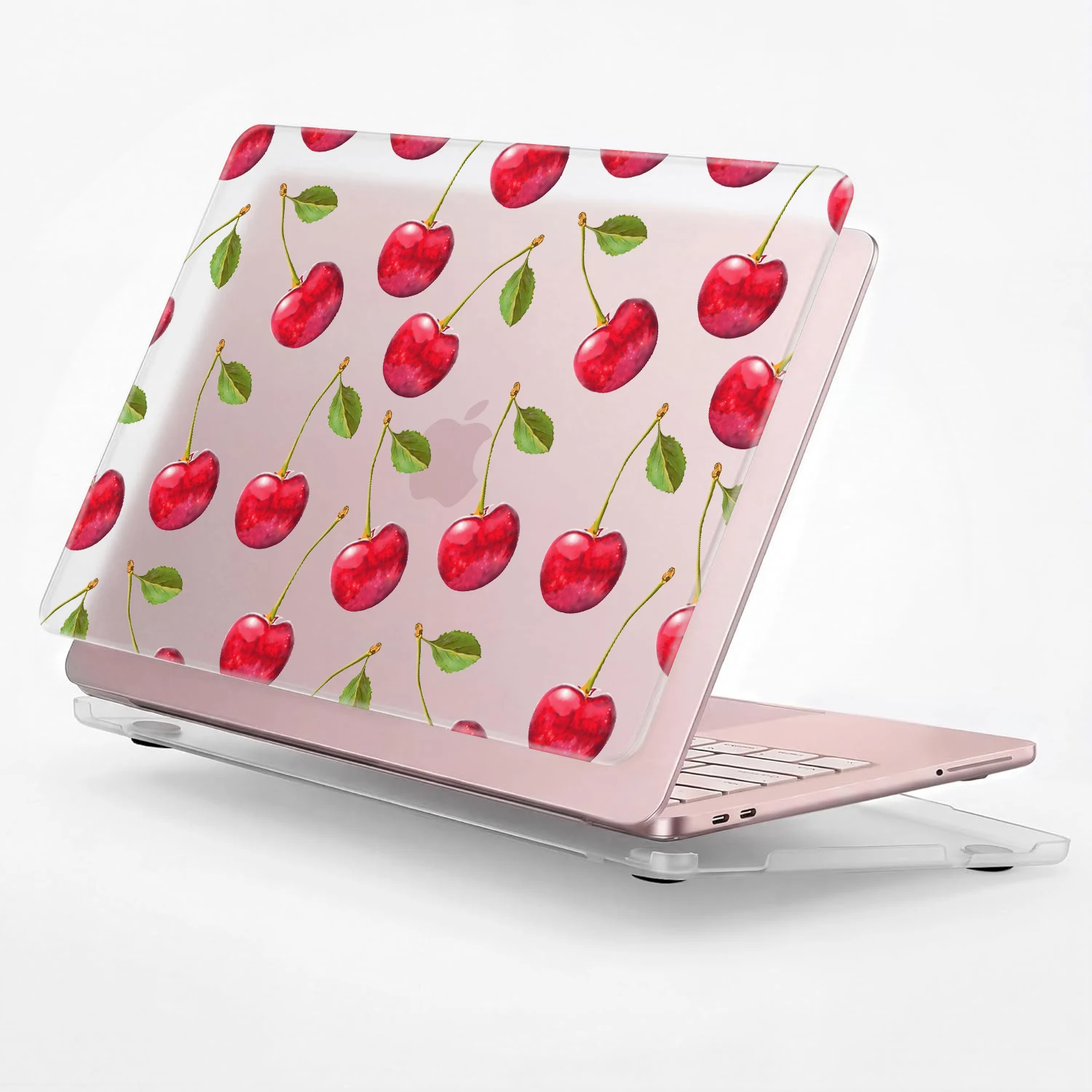 Laptop Case for MacBook Air 15 2026 Model A3448 M5 Hard Cover for MacBook Neo13 Pro 13 14 16 M1 M2 M3 M4 UV Print Cherry Case