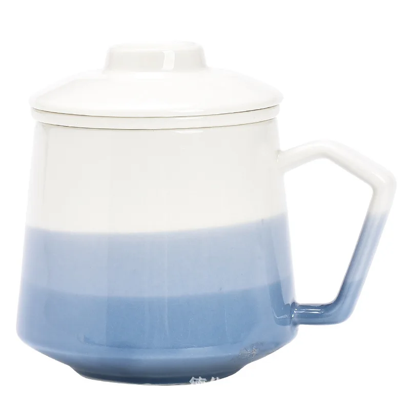 New Ceramic Mug Creative Office Separation Filter Cup Tea Set Gift