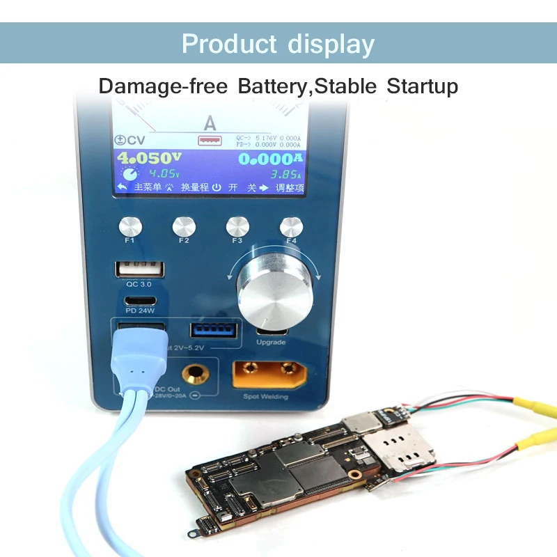 SUNSHINE SS-908F Dedicated Power Boot Test Cable for IP15 15Pro 15Plus 15PRoMax Universal Battery-free Power Supply Startup Line