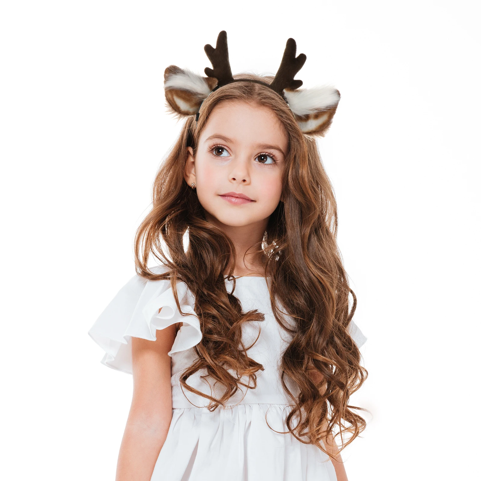 

Antler Headband Comfortable Hairband Party Hairbands Cosplay Dropshipping Distinctive Fabric Supplies Cloth Material Halloween