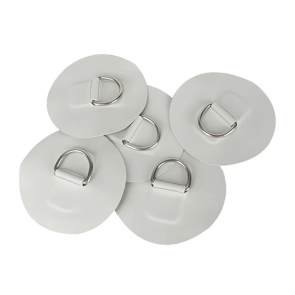2 pcs Kayak Marine Boat Halloween Christmas New Year Inflatable Boat D Ring Patches Inflatable Boat Handles Adhesive Sticker 3CM