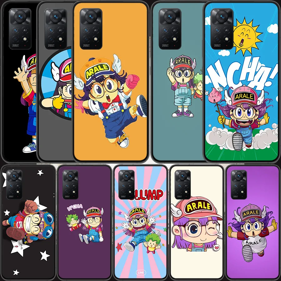 Dr.SLUMP ARALE CHAN Phone Case For Xiaomi Redmi Note 12 Plus 12S 11 11T Pro 5G 11E 11S 4G 10 10S 9 9S 9T 8 8T 7 6 5 Cover Shell