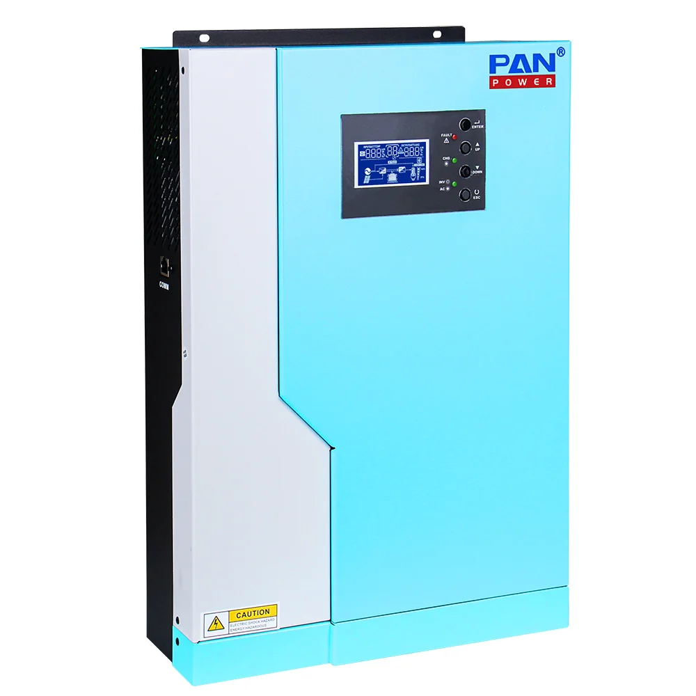 Off Grid 5.5KVA onda sinusoidal pura 5500W alta frecuencia 48VDC 230VAC 5.5KW inversor Solar híbrido incorporado 100A MPPT