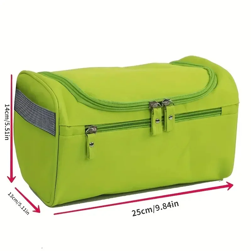 Borsa per il trucco portatile capacità Unisex organizzatore cosmetico impermeabile custodia per articoli da toeletta per donna uomo lavare il trucco