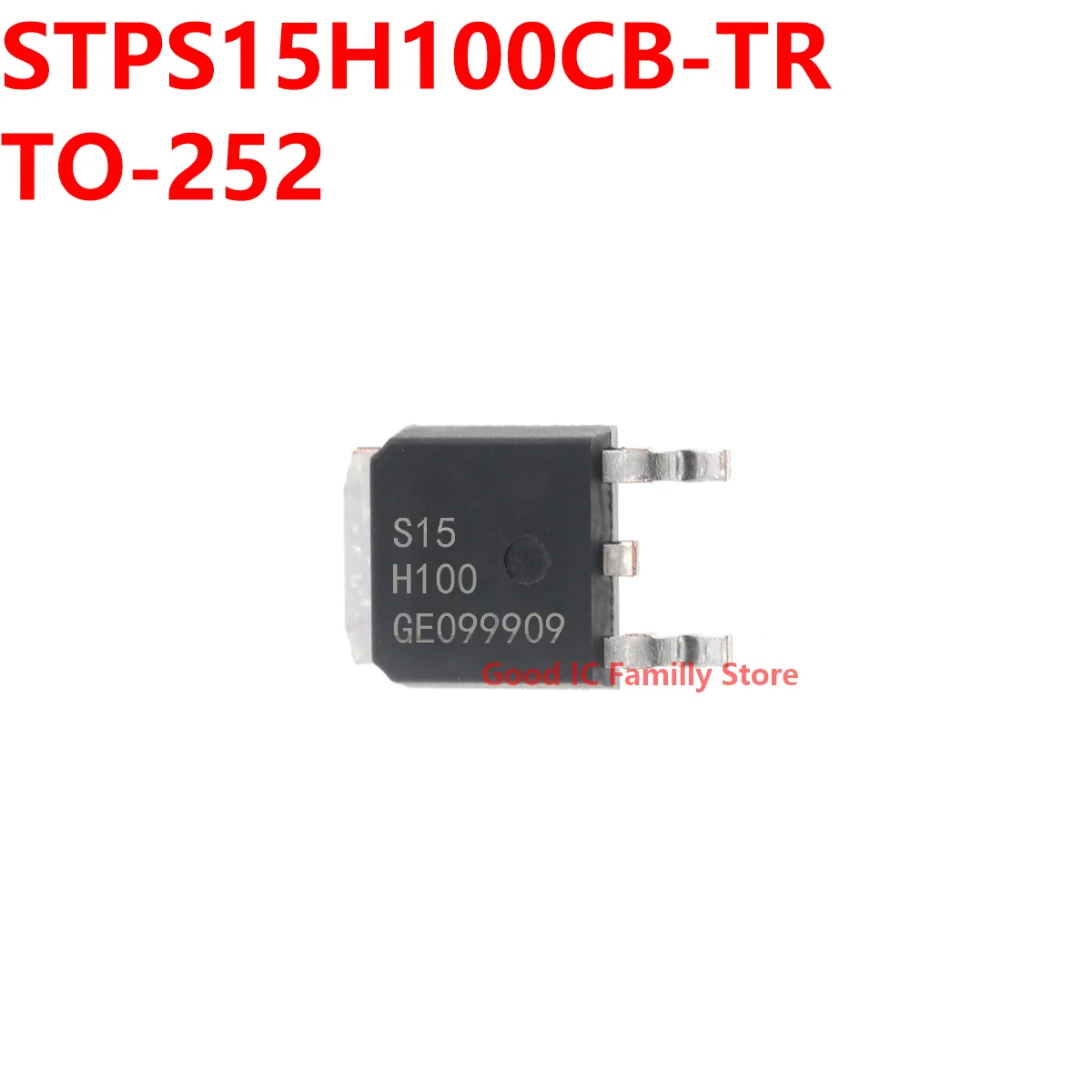 10PCS STPS15H100CB-TR TO-252 S15H100