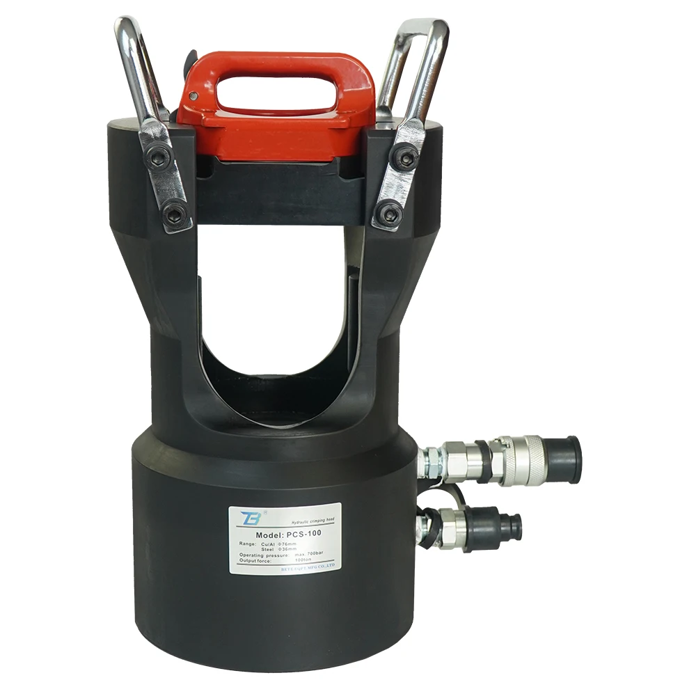 S-100 Hydraulic Crimping Head 100t 700bar ACSR 110kV Cable 200kV Double Acting