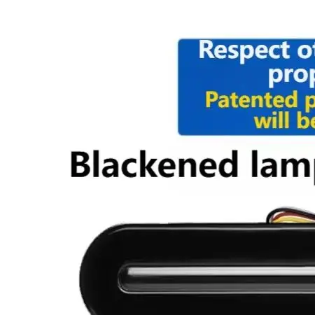 For Night Driving LED Tail Light 100 LED Beads 800LM Luminous Flux ABS PC Material Bonding Encapsulation Technology