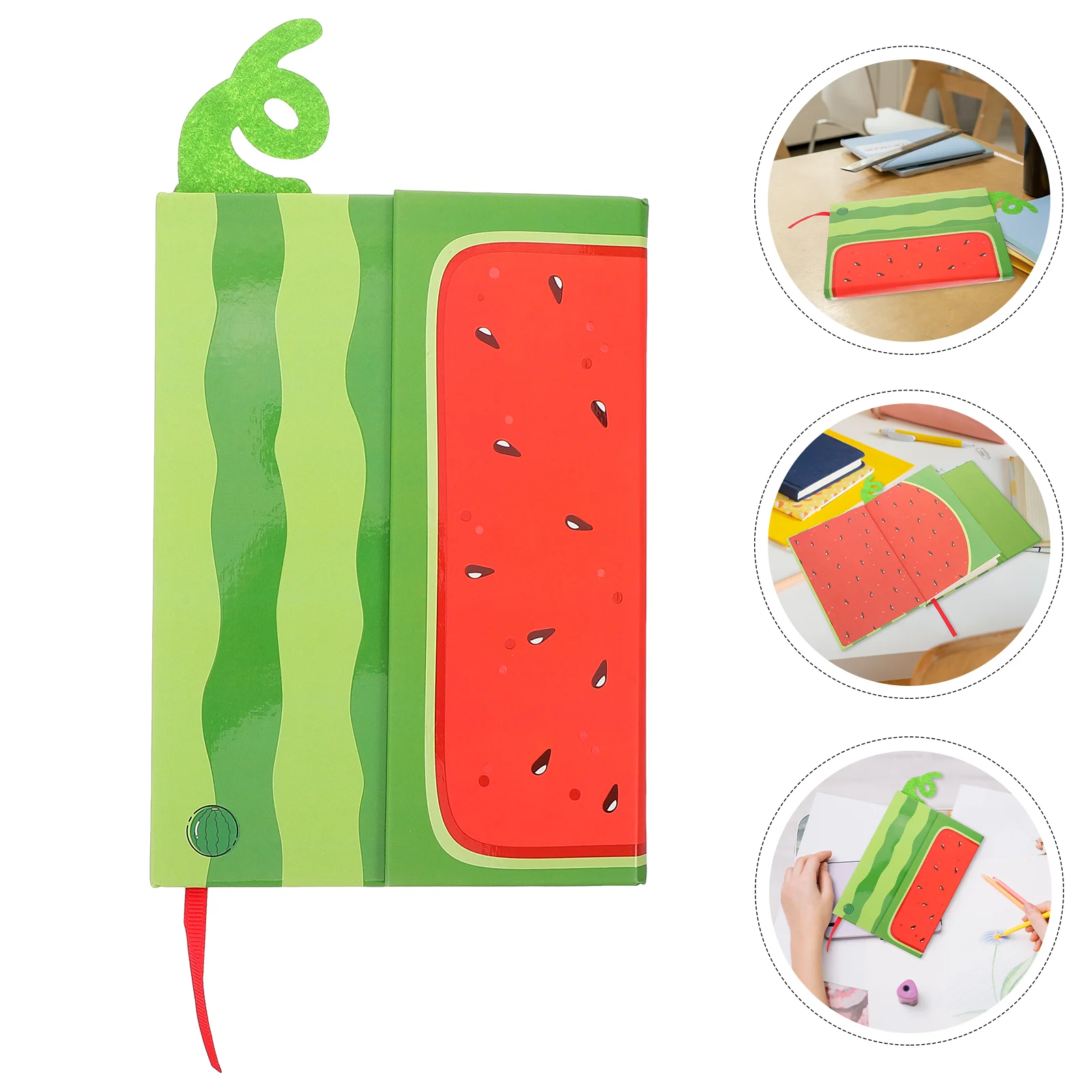 

Watermelon Diary Notebook Cute Fruit Daily Planner Stationery Writing Sketch Book Portable Schedule ganizer Smooth Paper Easy