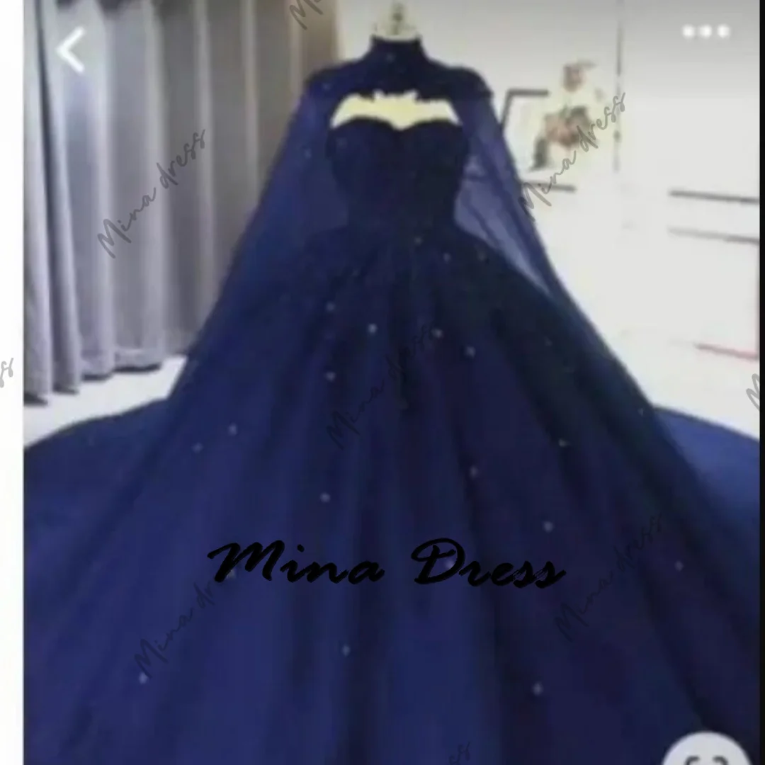Mina Lace Wedding Dress Es Customized Evening Dresses Woman Elegant Party Dresses for Women Luxury Evening Dresses 2024 Beads image 6