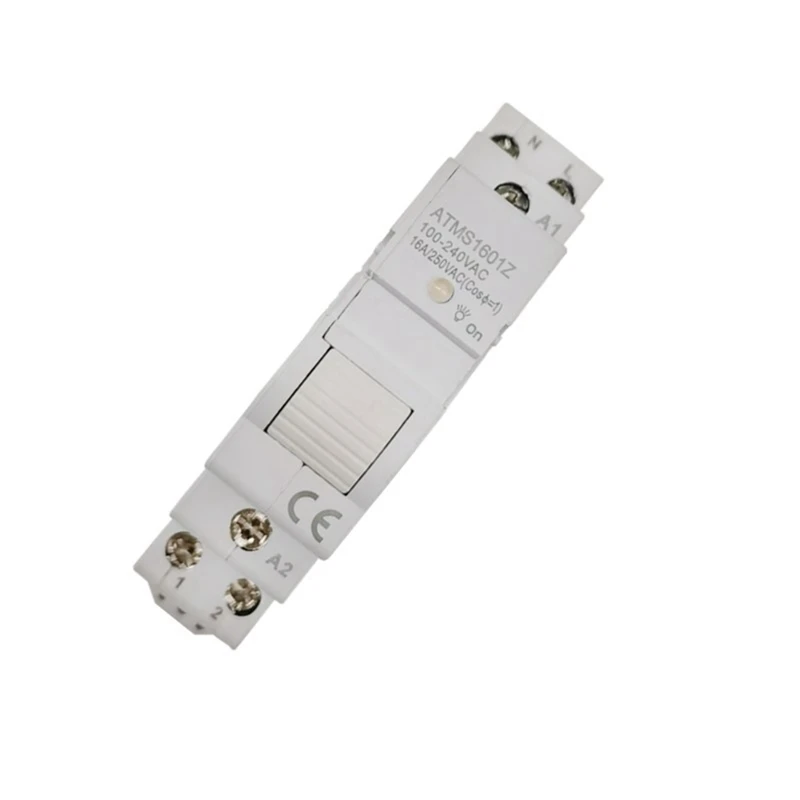 1 Piece Tuya Smart Life Zigbee Circuit Breaker Din Rail 1P Single Pole Dry Contact Timer White