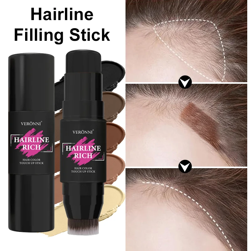 Waterproof Hairline Concealer Stick - Instantly Conceal Roots and Shadows for a Natural-looking Makeup Look Shadow Powder Stick