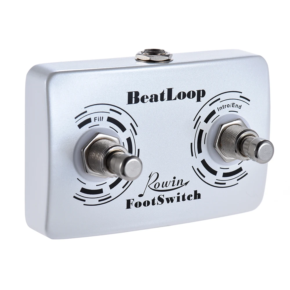 Rowin BeatLoop Dual Footswitch Foot Switch Pedal for Rowin BEAT LOOP Recording Effect Pedal with 6.35mm Cable