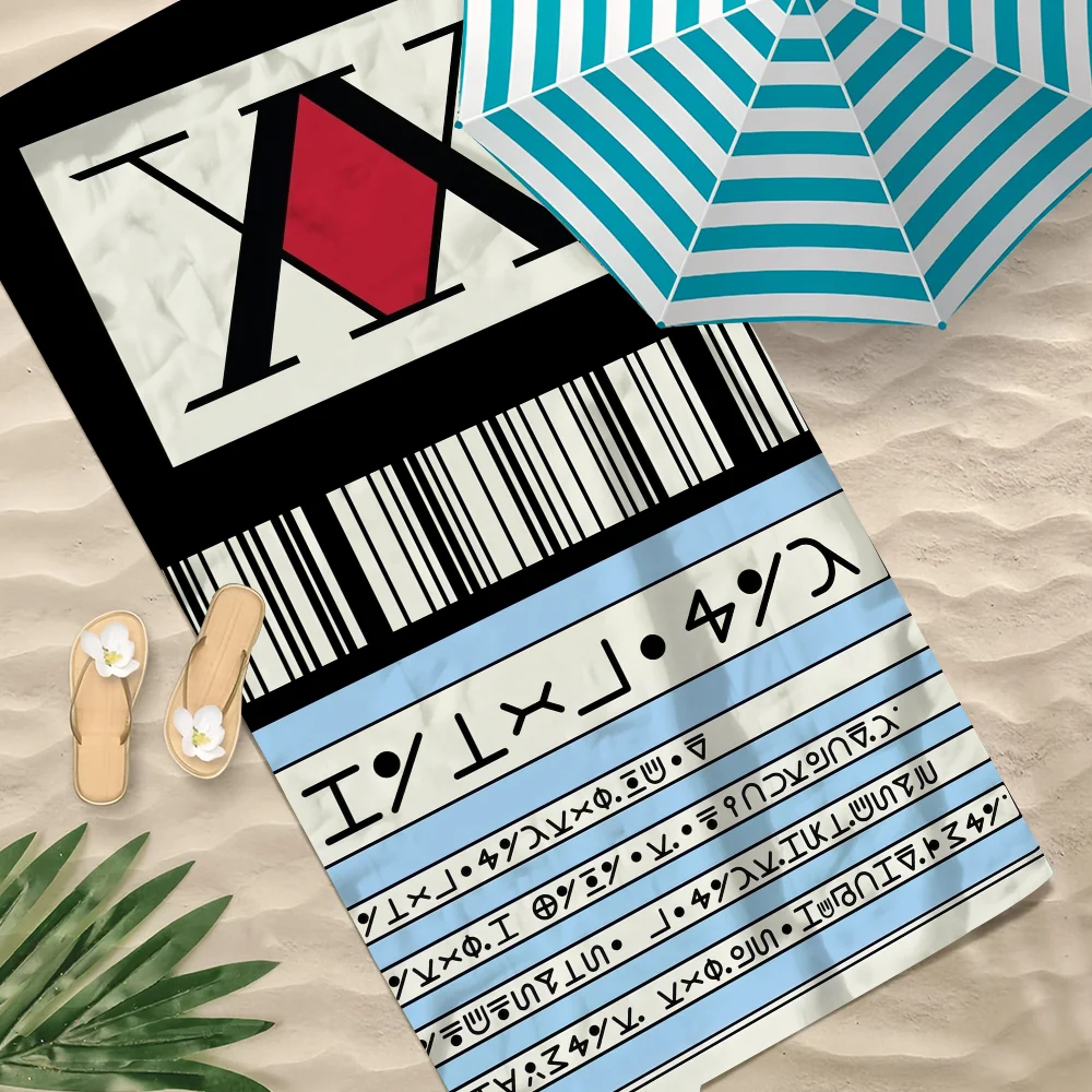 

H-hunter anime x H-hunter Towel Beach Quick Dry Soft Pool Towels Gift for Travel Gym Shower Camping sports