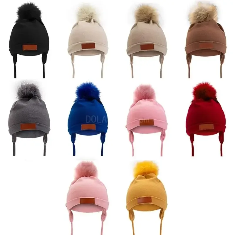 

Kids Earflap Hat Adjustable Warm Bonnet Hat Comfortable Bonnet Caps for Infants Baby Age 3 to
