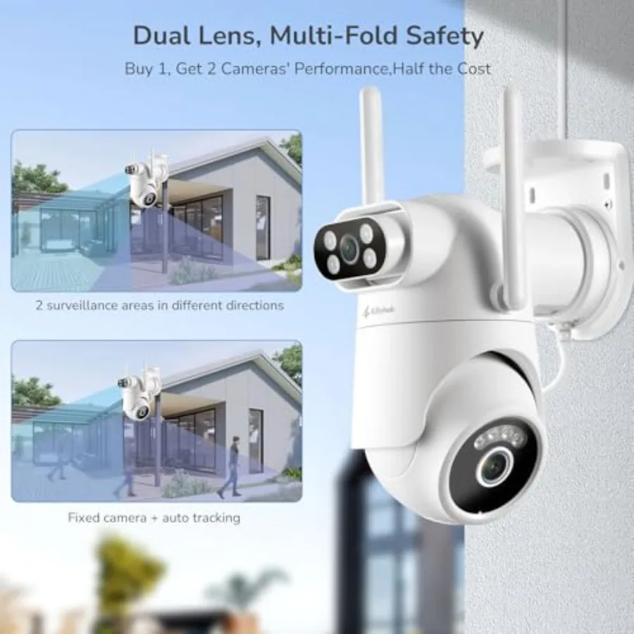 Aluminum alloy body security camera