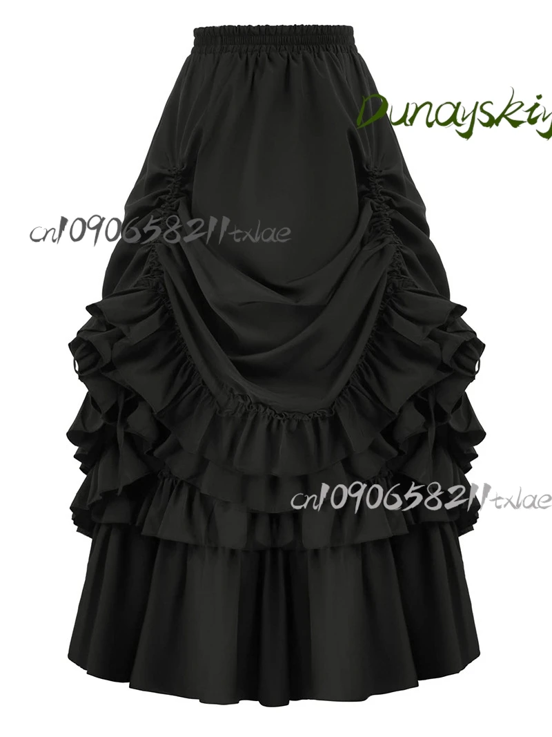 فستان قصير على الطراز القوطي الفيكتوري 2025 - مشد Steampunk بوستير للهالوين/عيد الميلاد