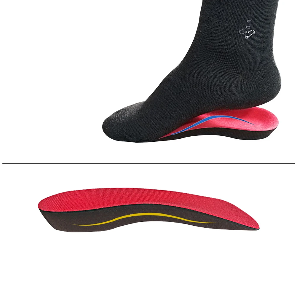 

1 Pair Arch Support Insoles For Flat Feet Orthotic Shoe Pads Shape Leg Correction L Shape Insole Foot Support For Running