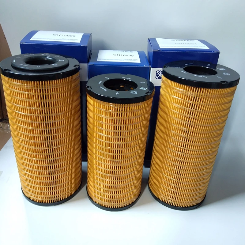 

For Perkins CH10929/CH10930/CH10931 CH11010/11011/11012 excavator three-piece Engine Filter set excavator accessories