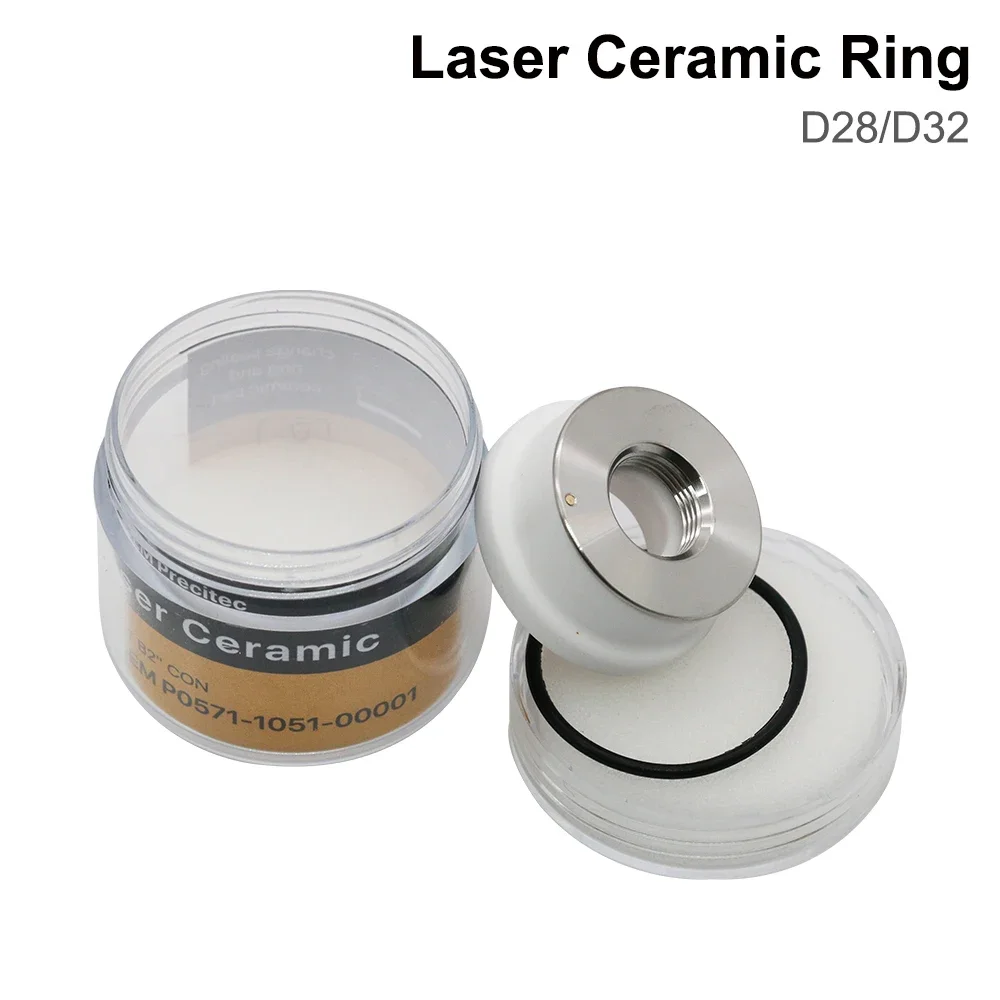 USGO Laser Ceramic Ring D28 M11 D32 M14 Ceramic Nozzle Holder for Raytools Precitec WSX Laser Head Ceramic Ring
