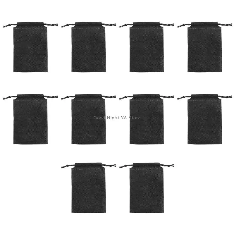 

10Pcs Lightweight Reusable Shoe Bags Nonwoven Fabric Dustproof Design With Ventilation Mold Prevention