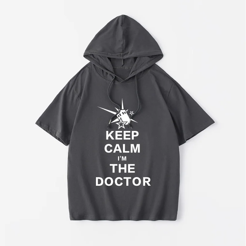 

Doctor Who T-irt ort Sve Women's New Clothes Cotton Cute Sle Printed Hat Design Summer Faion Casual Straight Cut