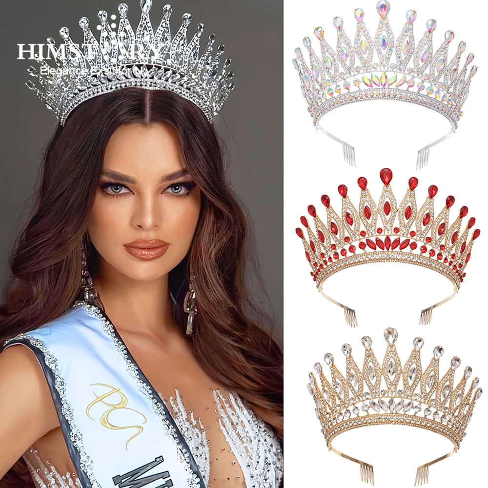 Miss Universe Paraguay Crown Angola Crowns Birthday Wedding Bridal Water Drop Tiara