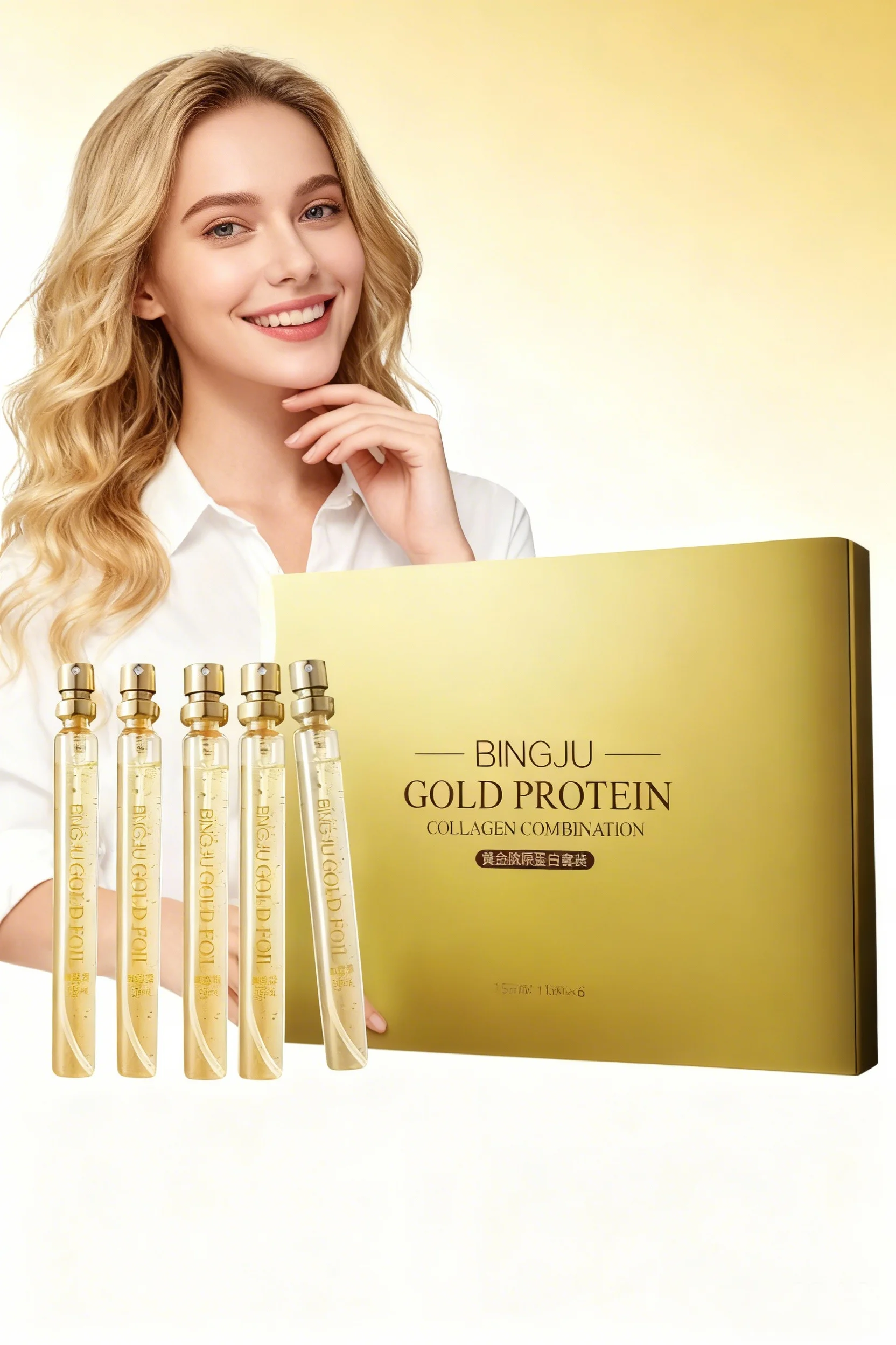 Facial Lifting- Collagen Protein Thread Kit with Absorbable Silk Fibroin for Firming Anti-Aging Thread Carving