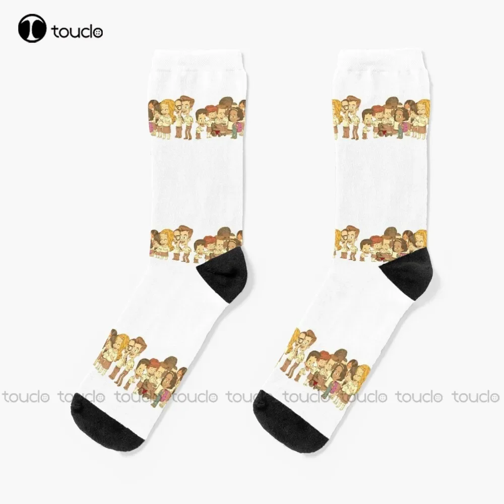

Big Mouth _ Squad Sketch Socks Хлопковые носки для мужчин День Благодарения Рождество Новый год Подарок Унисекс Взрослые Подростки Молодежные носки на заказ
