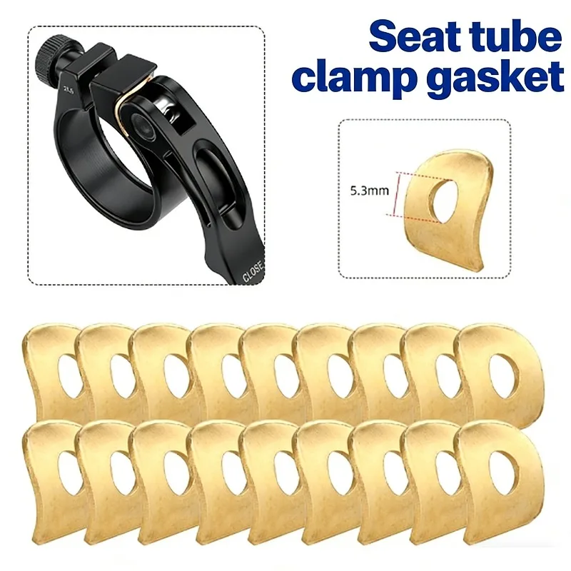 

MTB Road Bicycle Seat Tube Quick Release Clamp Gasket with Plastic Rubber Protection for Bike Repair Maintenance Cycling Parts