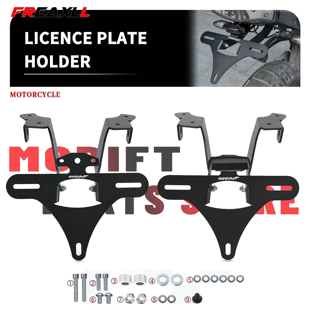 2026 Rear Tail Tidy Fender Eliminator Kit For CFMOTO CF MOTO 450MT 450 MT 2024-2025-2026 Motorcycle License Plate Holder Bracket