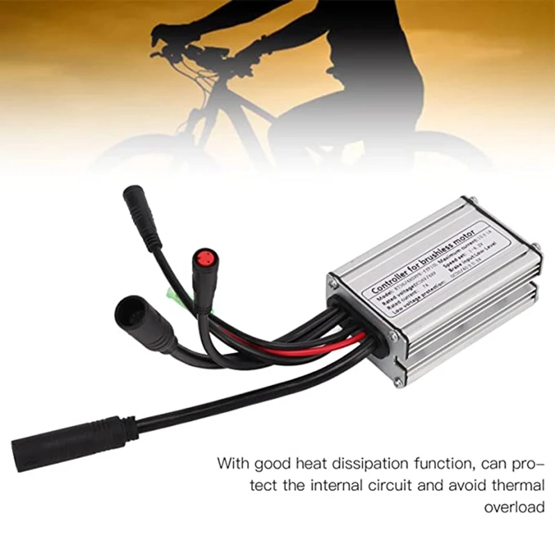 

Brushless controller E-Bike Controller 36V / 48V 9 Tubes 15A Waterproof Connector Controller for 36V / 48V 250W Brushless Motor