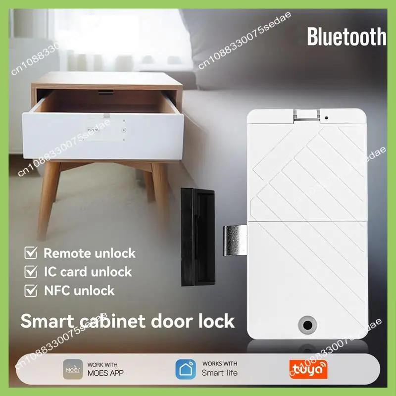 

Y19A Innovative Tuya Bluetooth Smart Cabinet Lock, Drawer Style With Gateway, IC Card And App Remote Control For Wooden Locker D