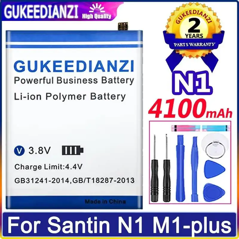 

4100Mah Mobile Phone Battery Good Low-Temperature Performance For Santin N1 M1-Plus