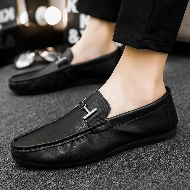 Comfort Slip on Loafers Simple on Off Style, Good Air Circulation Prevent Sweaty Feet, Relieve Pressure for Long Daily Strolling